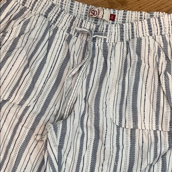 Stripe linen blend pants - Picture 2 of 2
